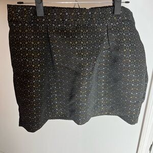 Old Navy Black and White Bubble Mini Skirt